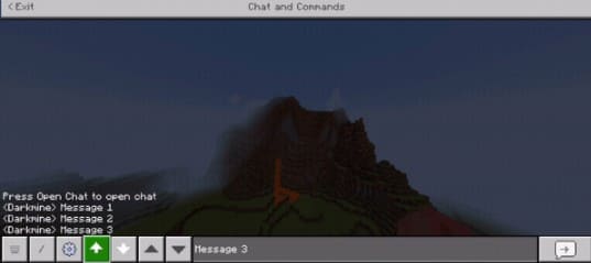 Chat mejorado en Minecraft PE (Bedrock)