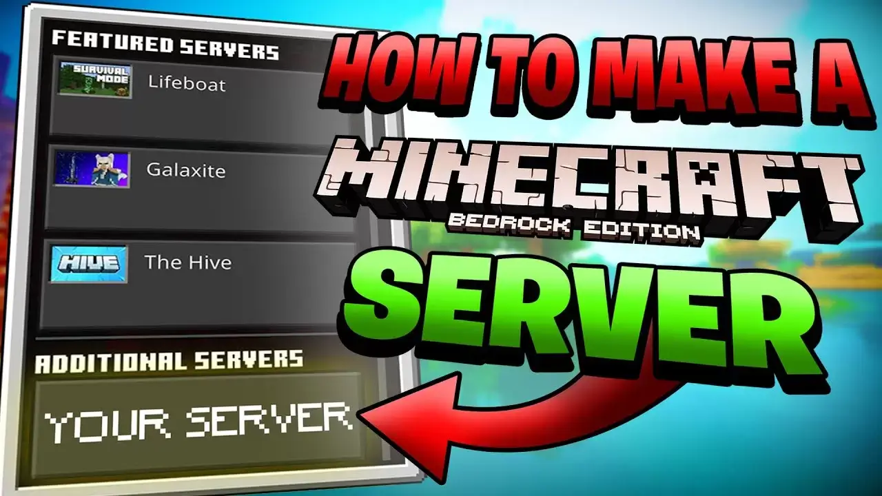 ¿CÓMO CREAR TU PROPIO SERVIDOR EN MINECRAFT BEDROCK EDITION?