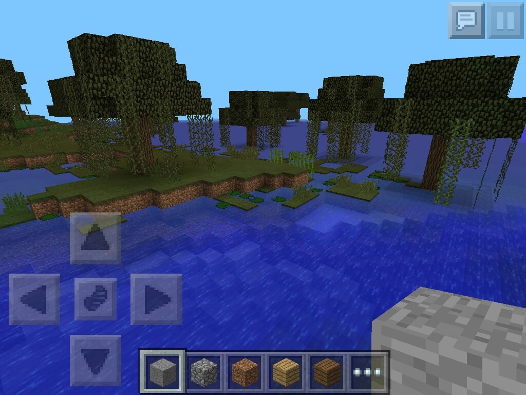 Невероятно огромные горы в болотной местности screenshot 2