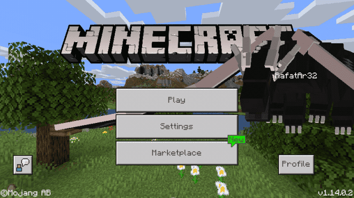 Minecraft PE en el teléfono