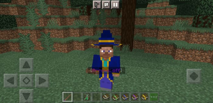 Hechizos en Minecraft PE