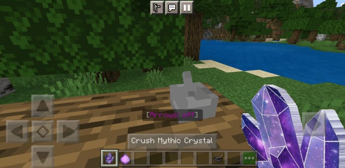 Hacer polvo de amatista en Minecraft PE