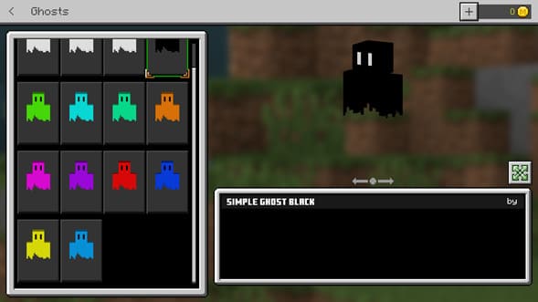 Ghost Skin Pack in Minecraft PE