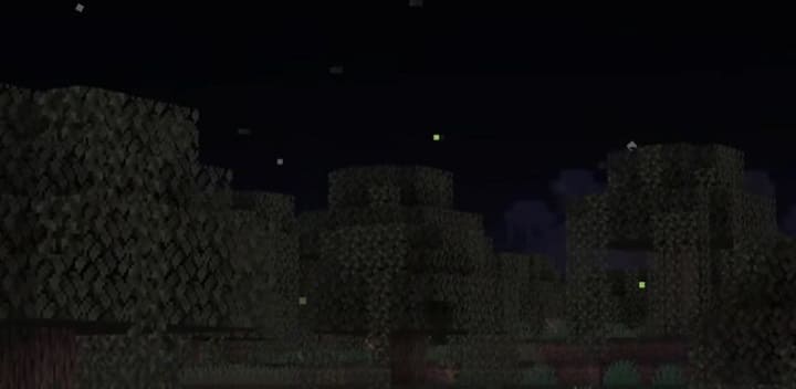 Luciérnagas en Minecraft PE (Bedrock) 1.19