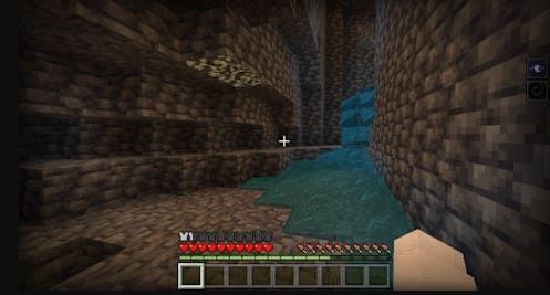 Casco de visión nocturna en Minecraft PE (Bedrock)