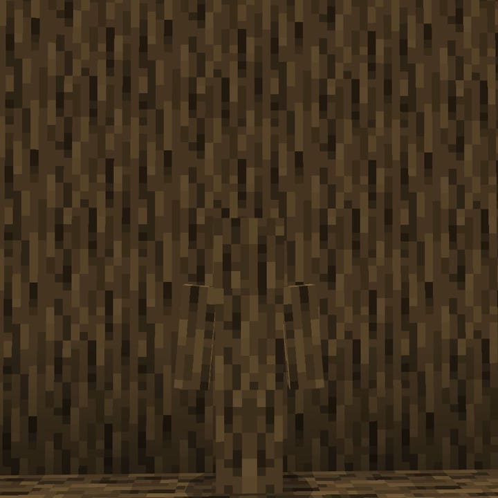 Capa de madera en Minecraft PE (Bedrock)