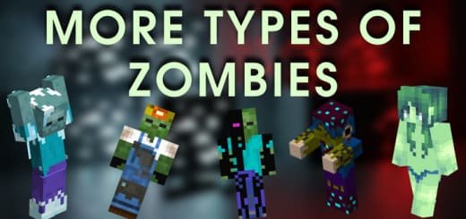 Mod: Varios zombies para Minecraft PE (Bedrock) 1.20 1.21