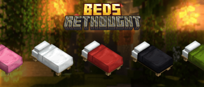 Bed Rethought para Minecraft PE (Bedrock) 1.20