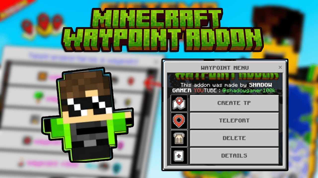 Advanced Waypoint para Minecraft PE (Bedrock) 1.20