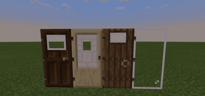 All Doors Have Windows para Minecraft Pocket Edition 1.20