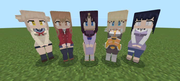 Anime Waifus para Minecraft PE (Bedrock) 1.19