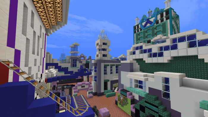 BlazerLand Theme Park | Mapa para Minecraft PE (Bedrock)