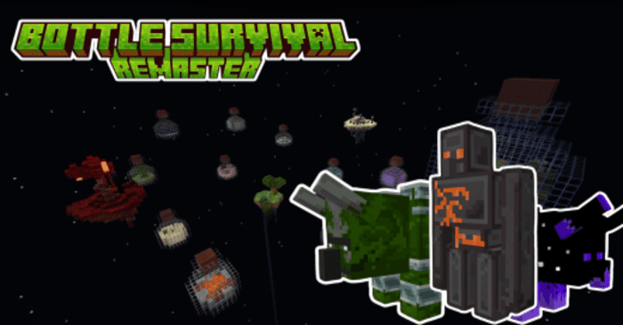 Bottle Survival | Mapa para Minecraft PE (Bedrock)