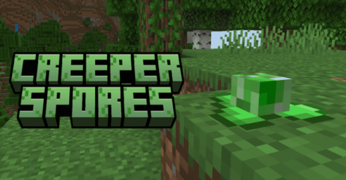 Creeper Spores para Minecraft PE (Bedrock) 1.20 1.21