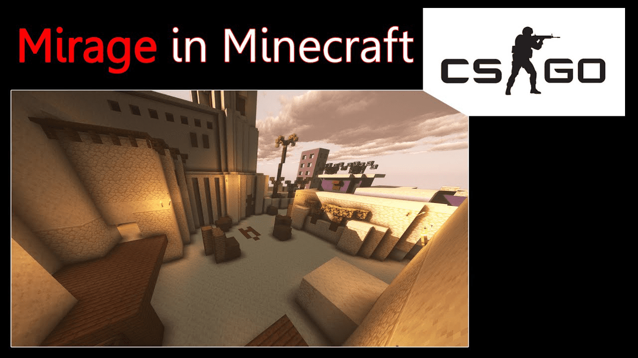 CS: GO Mirage | Mapa para Minecraft PE (Bedrock)