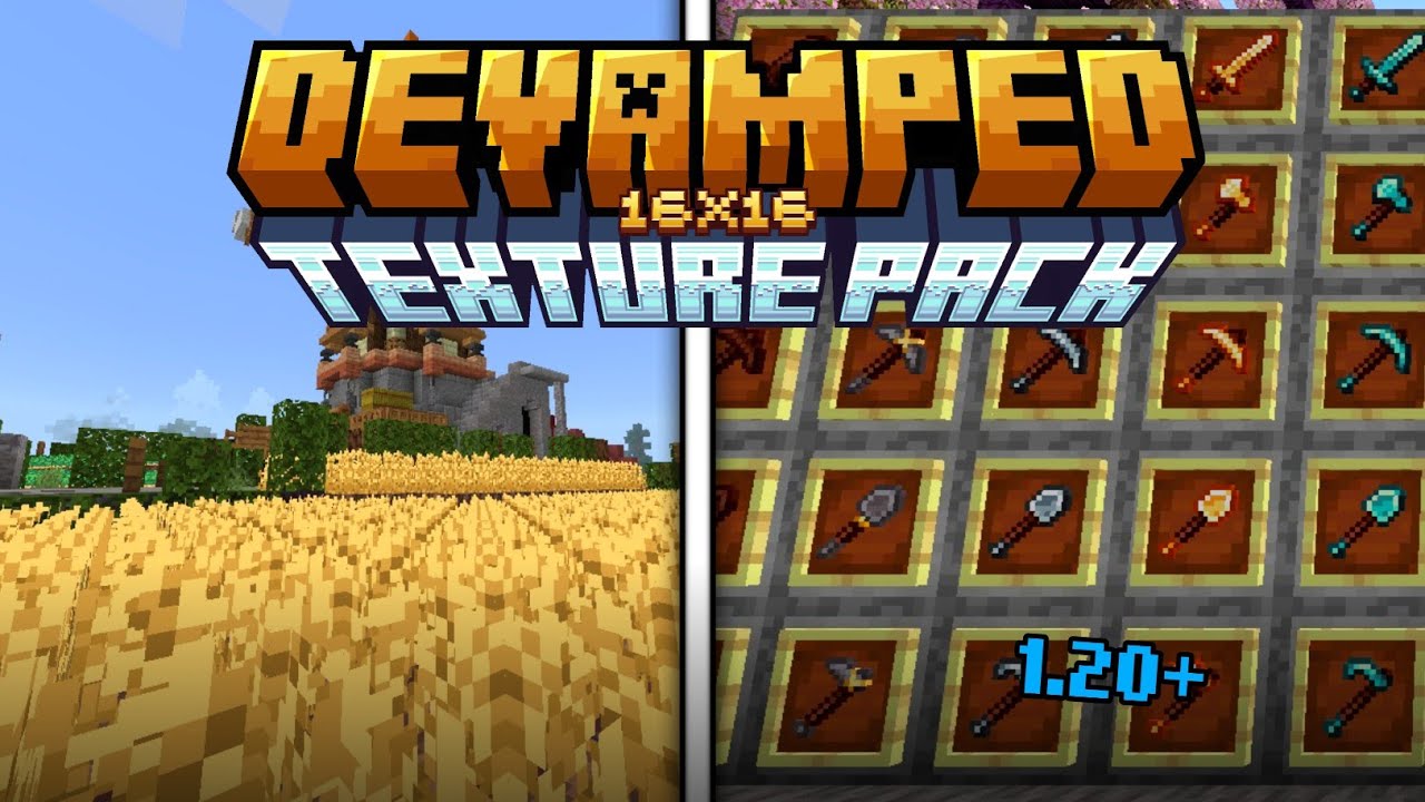 Devamped 16x para Minecraft PE / Bedrock1.20