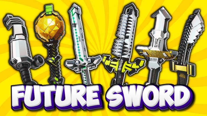 FUTURE SWORDS para Minecraft PE (Bedrock) 1.19