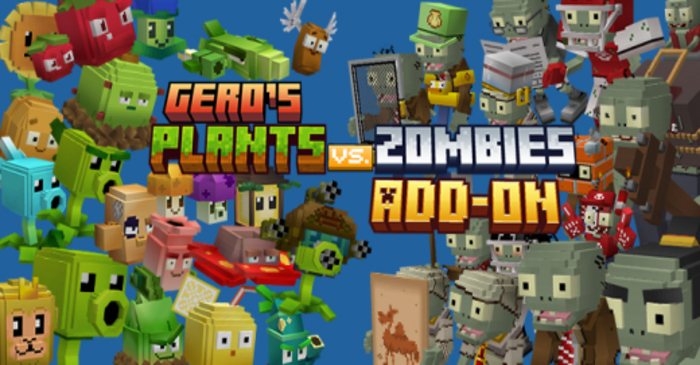 Gero’s Plants VS Zombies para Minecraft PE (Bedrock) 1.20 1.21