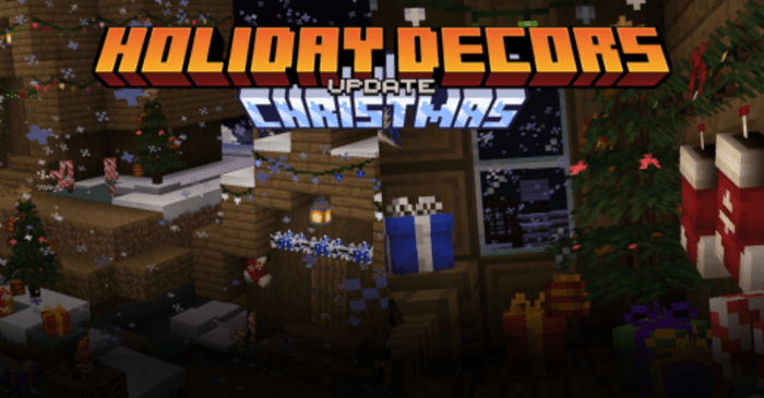 Holiday Decors para Minecraft PE (Bedrock) 1.20 1.21