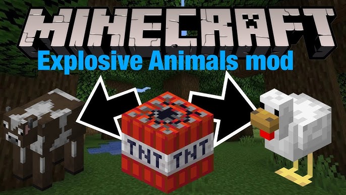 Animales explosivos Minecraft Pocket Edition 1.20