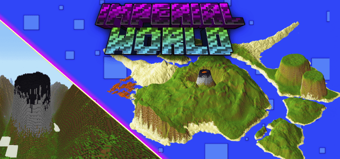 Terreno personalizado ImperialWorld | Mapa para Minecraft Pocket Edition