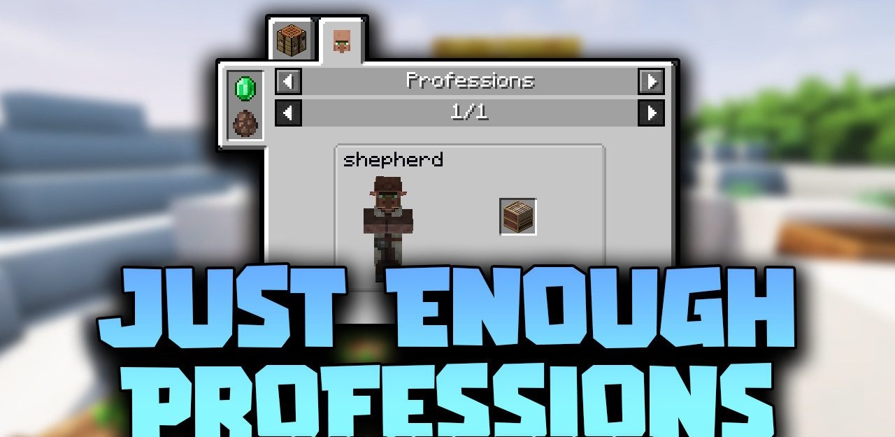 Just Enough Professions para Minecraft PE / Bedrock 1.21