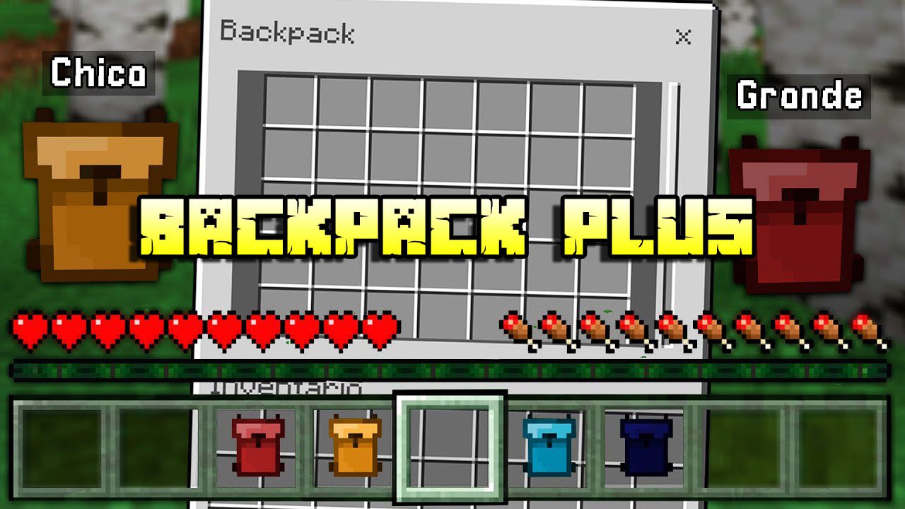 Mochila Plus для Minecraft Pocket Edition 1.20