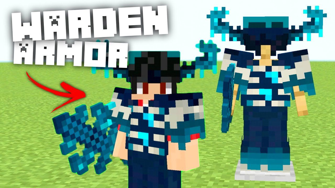 True Warden Armor para Minecraft PE (Bedrock) 1.19