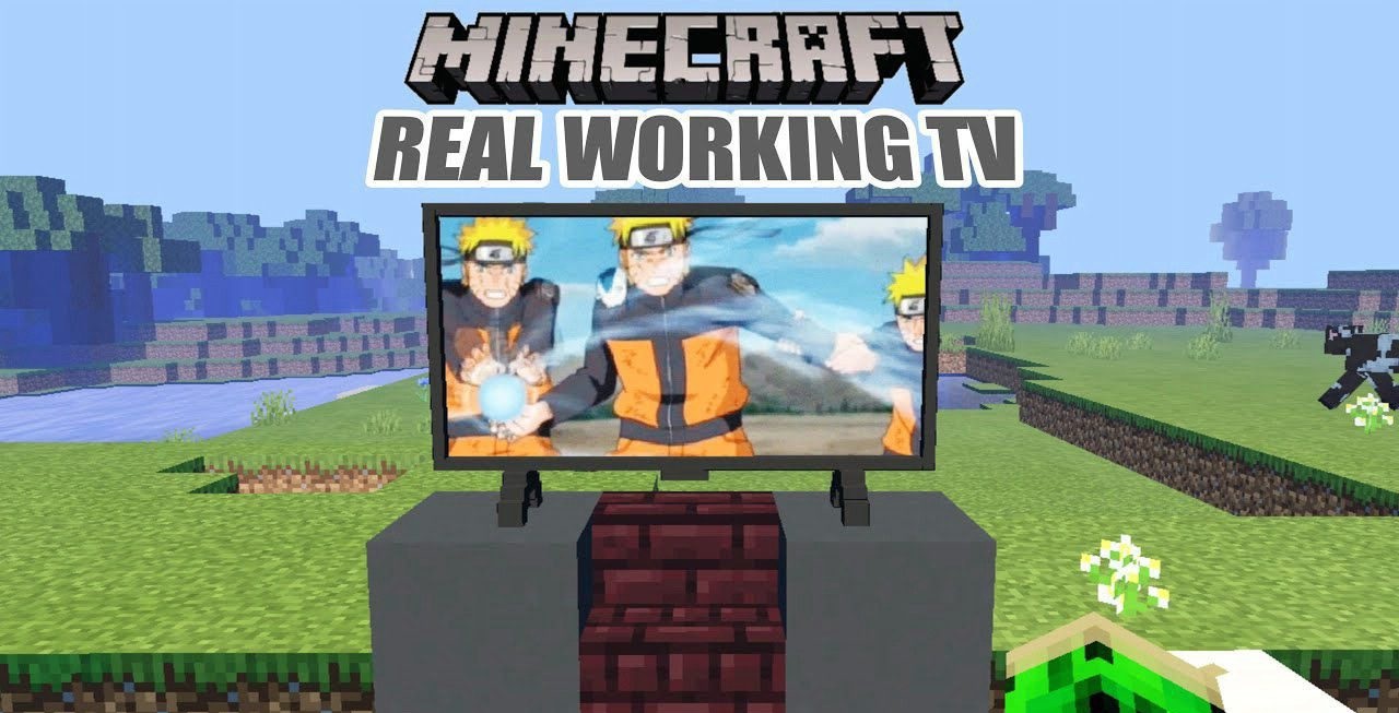 Working TV para Minecraft Pocket Edition 1.21