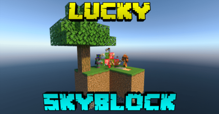 Lucky Tree Skyblock | Mapa para Minecraft PE (Bedrock)