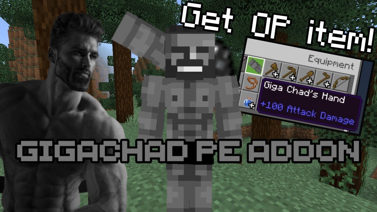 Gigachad Boss для Minecraft Pocket Edition 1.20