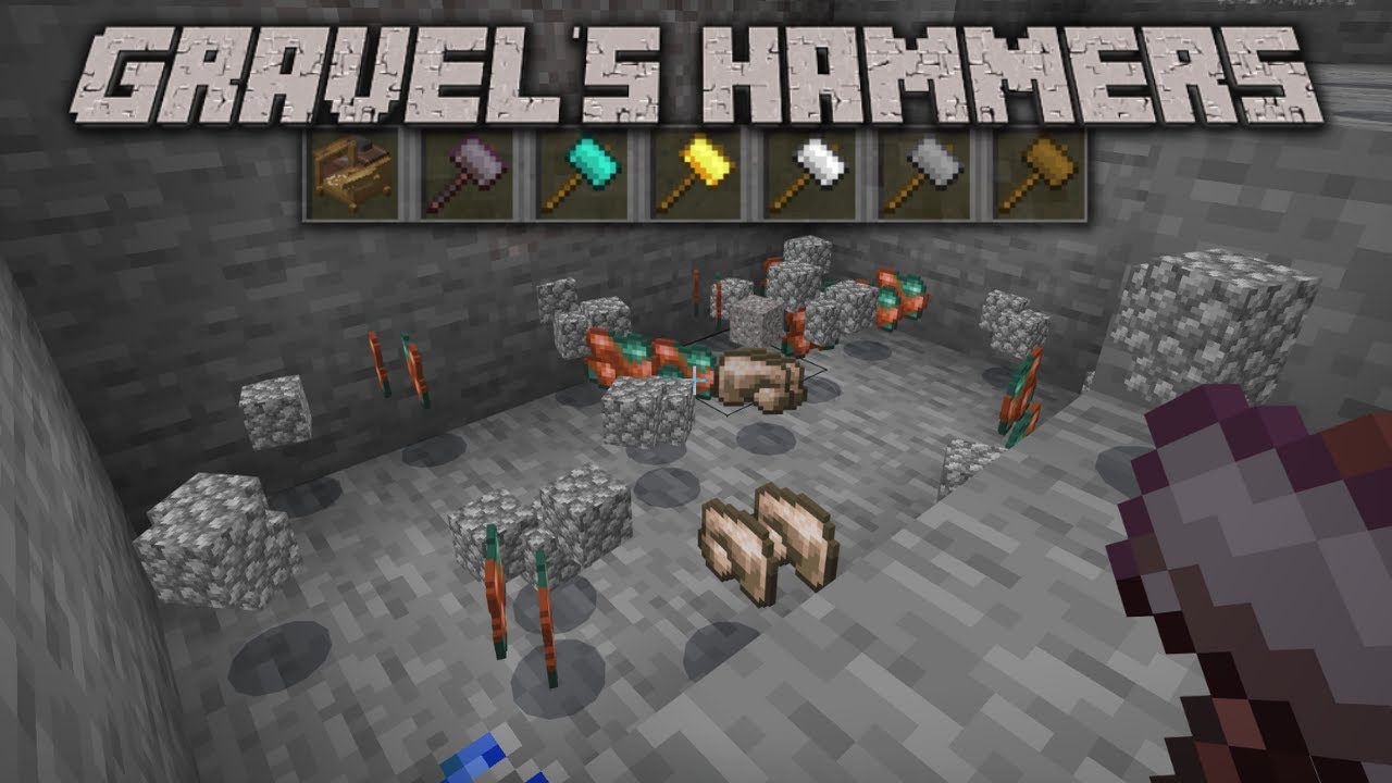 Gravel’s Hammers para Minecraft PE (Bedrock) 1.19