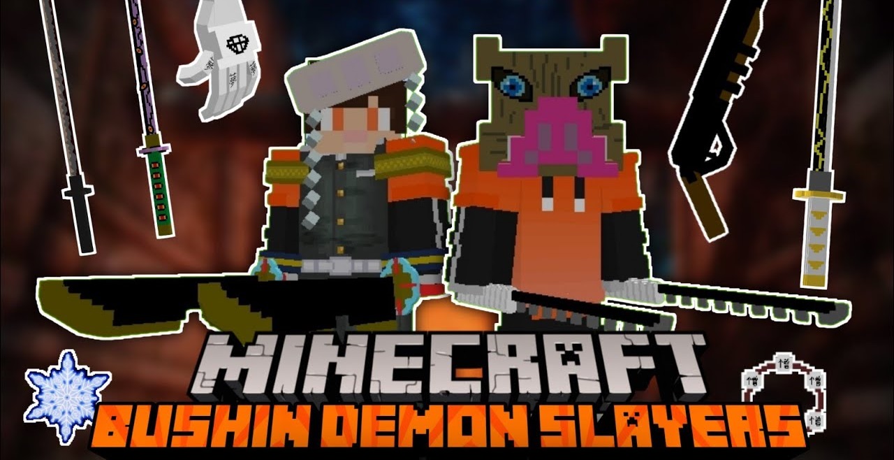 Bushin Demon Slayers para Minecraft PE (Bedrock) 1.19