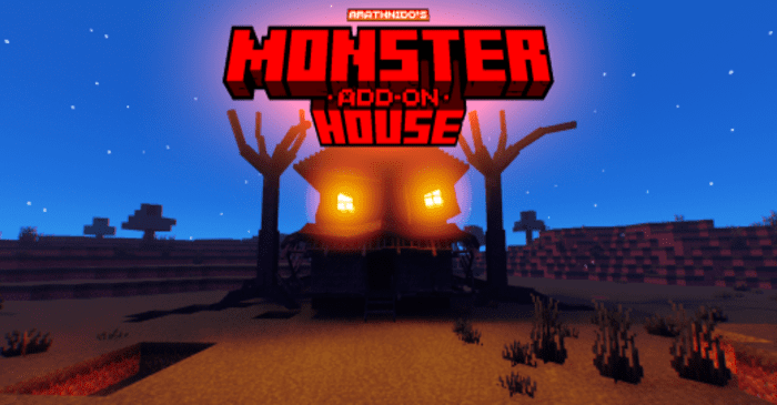 Monster House para Minecraft PE (Bedrock) 1.20