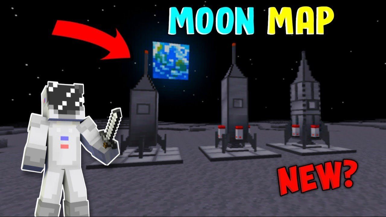 Mundo lunar | Mapa para Minecraft Pocket Edition