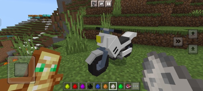 Más Moter Cycle Minecraft Pocket Edition 1.20