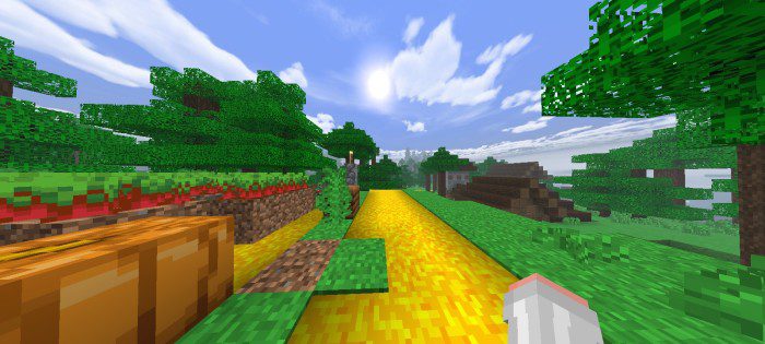 Nitro shader para Minecraft PE (Bedrock) 1.20