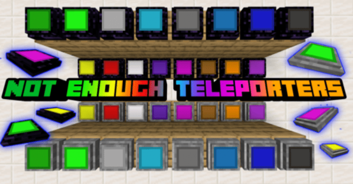 Not Enough Teleporters para Minecraft PE (Bedrock) 1.19