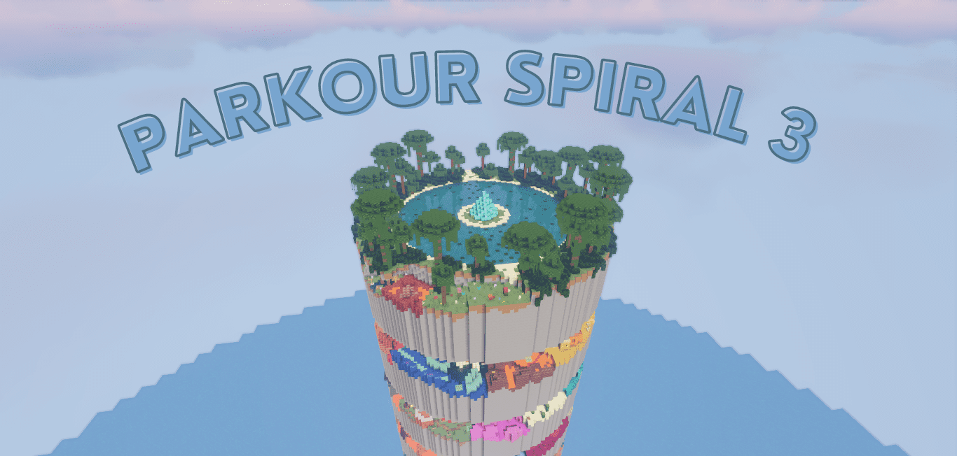 Parkour Espiral 3 | Mapa para Minecraft PE (Bedrock)