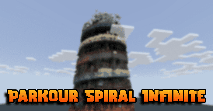 Parkour Espiral Infinita | Mapa para Minecraft PE (Bedrock)