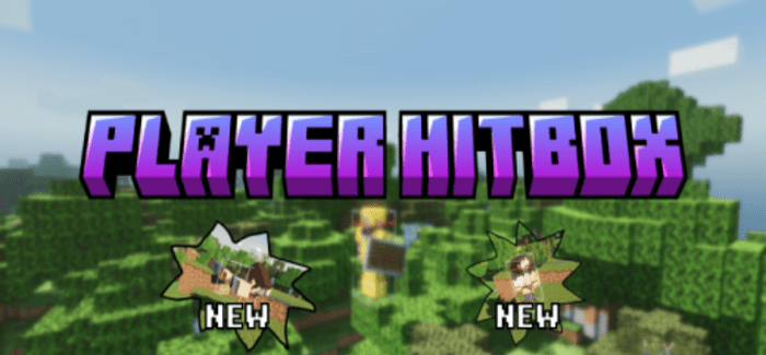 Player Hitbox para Minecraft Pocket Edition 1.20