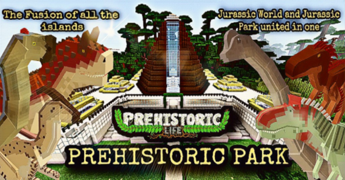 Prehistoric Park | Mapa para Minecraft PE (Bedrock)