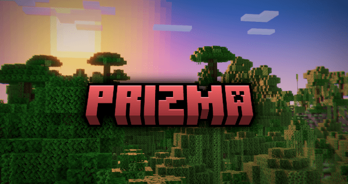 Prizma shader para Minecraft PE (Bedrock) 1.20