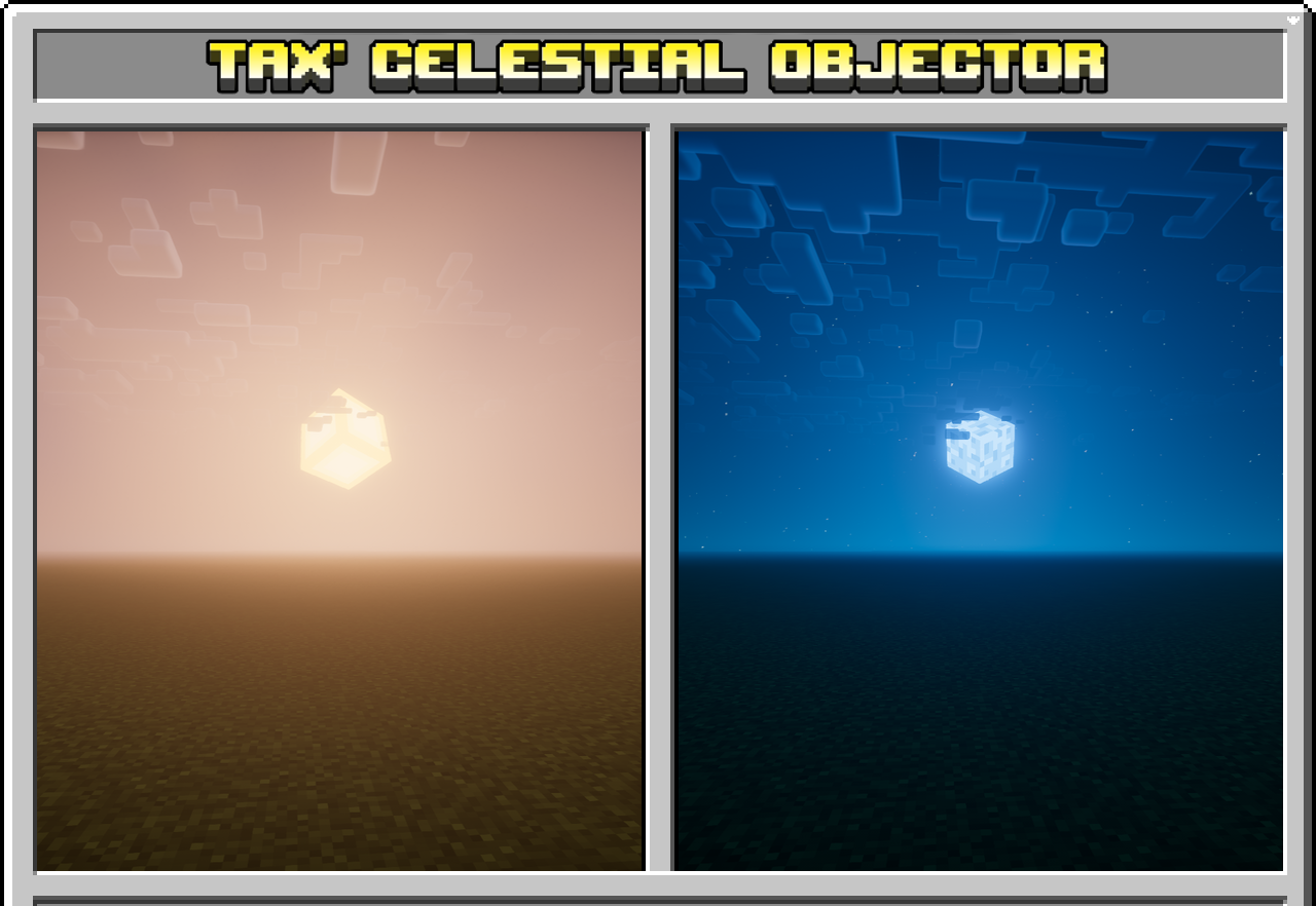 Tax Celestial Objector para Minecraft PE (Bedrock) 1.20