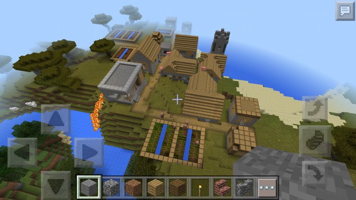 95847554 Pueblo con Forge | Minecraft PE Semilla