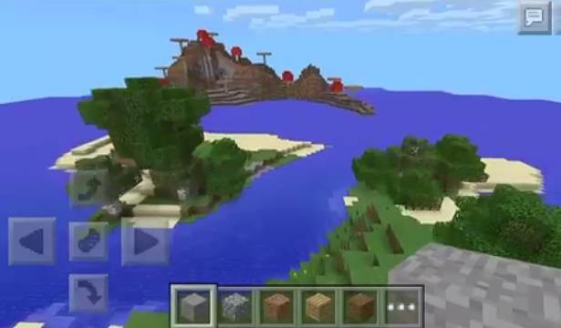 106854229 Seta y regulares islas al lado del otro | Minecraft PE Semilla