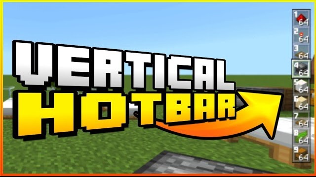 Hotbar vertical para Minecraft Pocket Edition 1.20