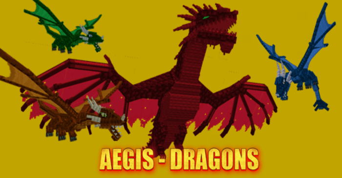 Serpent’s Aegis Dragons para Minecraft Pocket Edition 1.21