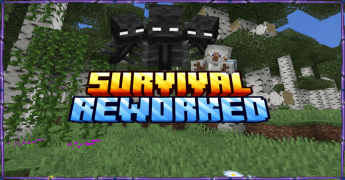 Supervivencia Reworked для Minecraft Pocket Edition 1.20