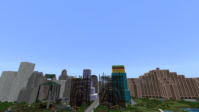 La ciudad de Swagtropolis | Mapa para Minecraft Pocket Edition